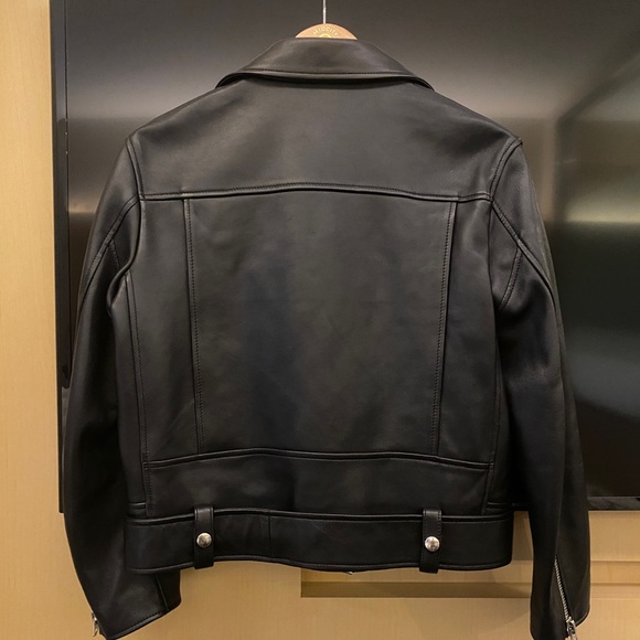 Acne studious merlyn leather jacket - Picture 6 of 9